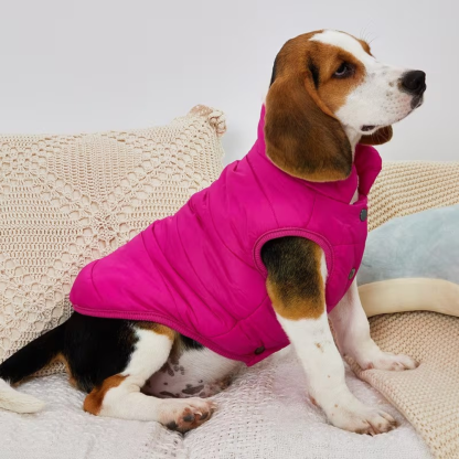 Adjustable Warm Coat With Thick Pad For Dogs