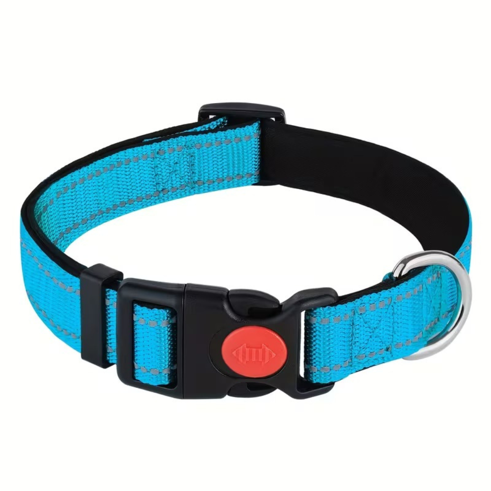 Adjustable Soft Neoprene Padded Breathable Nylon Collar