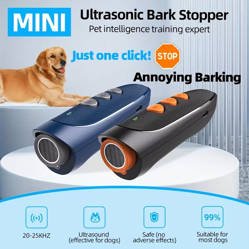 Anti Barking Device With Soundwave Function For Dog Training