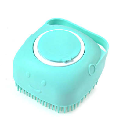 Dog Bath Brush Silicone Comb With Shampoo Box-Ziggy Dog Training Collar