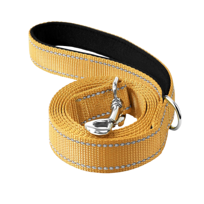 Narrow Double Sided Reflective Dog Leash