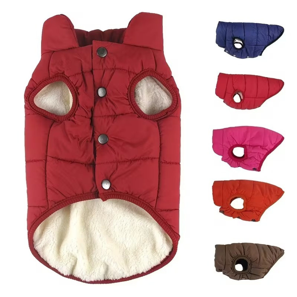 Adjustable Warm Coat With Thick Pad For Dogs
