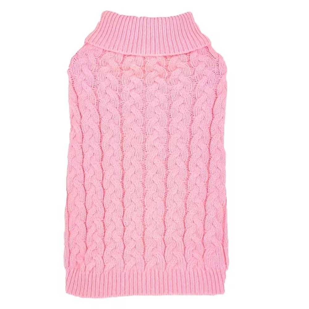 Casual Two Leg Dog Sweater Solid Color Knit for Small Dogs