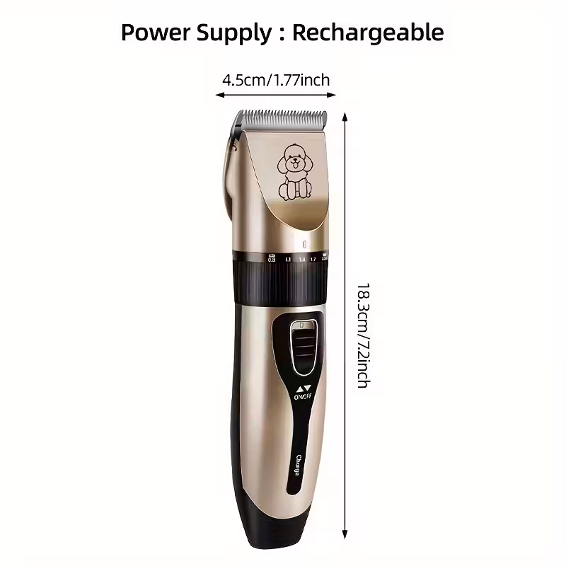 rechargeable grooming kit for trimming hair of different lengths 1
