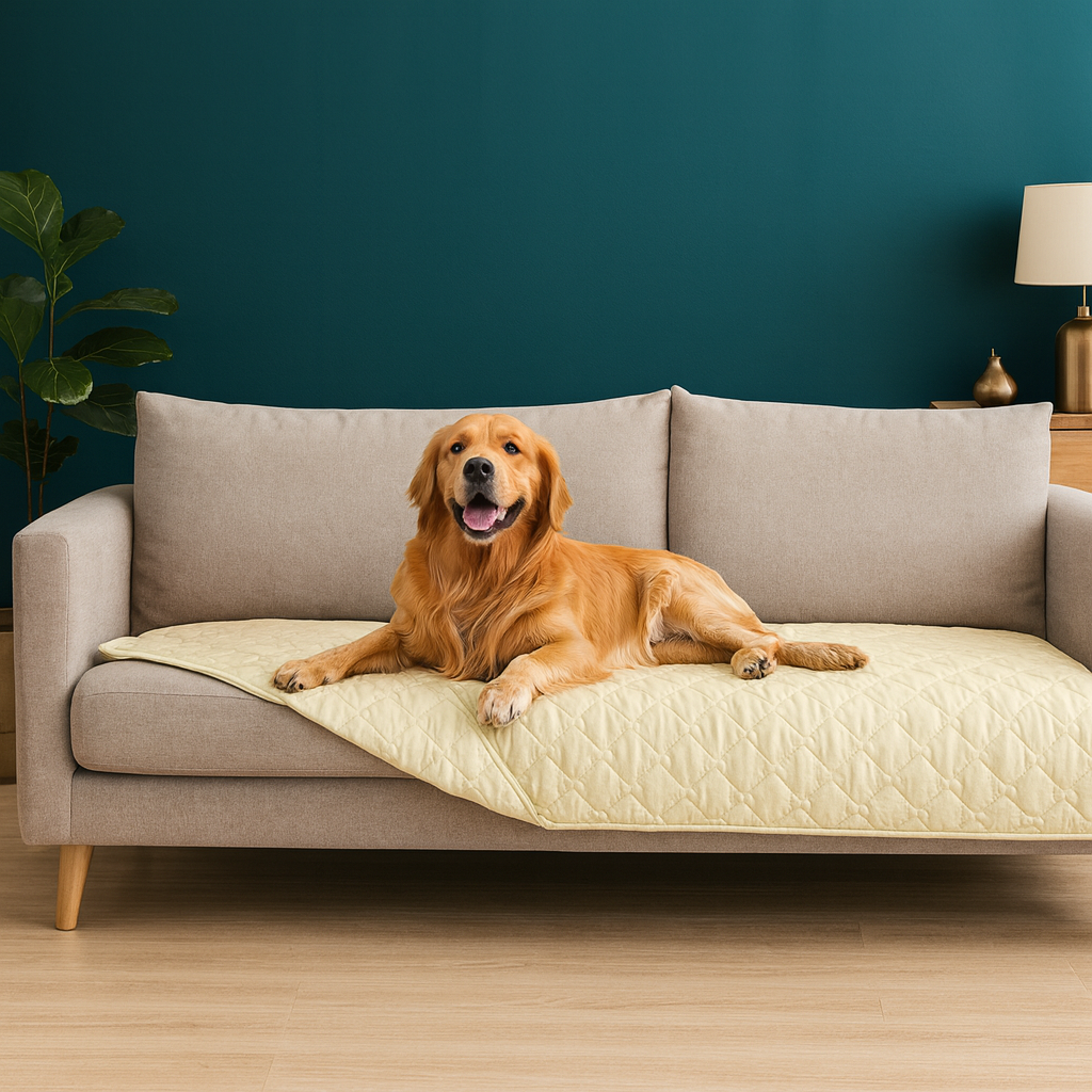 100% Double Sided Waterproof Dog Blanket Soft Pet Bed Cover 