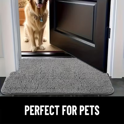 Absorbent Non Slip Dog Door Mat For Indoor Entry Floors