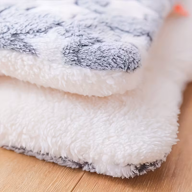 1  dog crate mat warm dog nest winter warm thickened dog blanket dog bed mat christmas gift 6