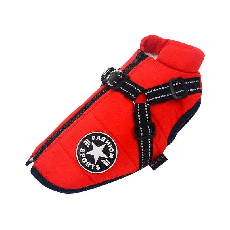 Dog Winter Clothing Fleece Waterproof Jacket-Ziggy Dog Training Collar
