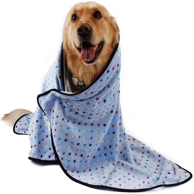 Soft Coral Flannel Pet Blanket For Pets