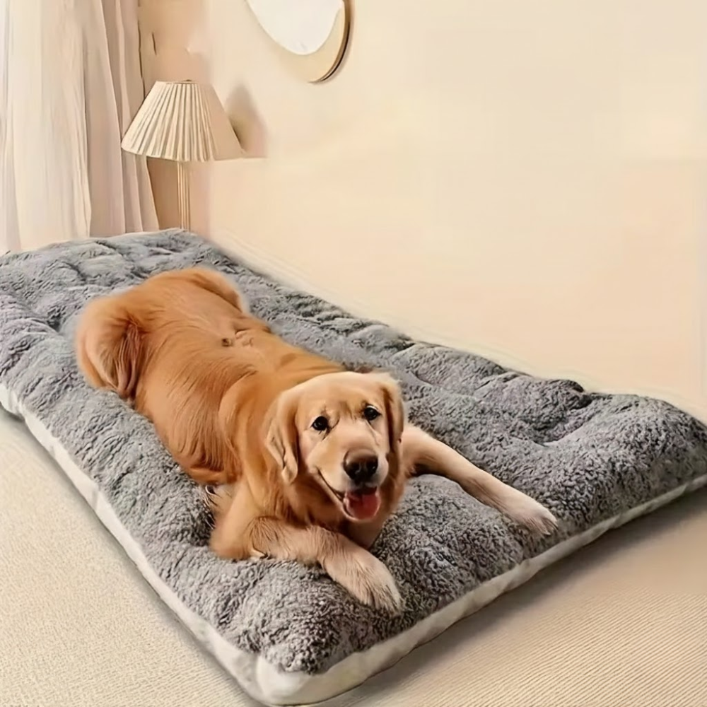 Plush Rectangular Pet Bed Sofa For Dogs