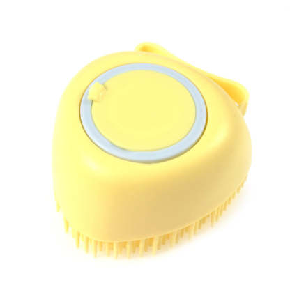 Dog Bath Brush Silicone Comb With Shampoo Box-Ziggy Dog Training Collar