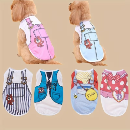 Printed Pullover Dog Apparel Vest