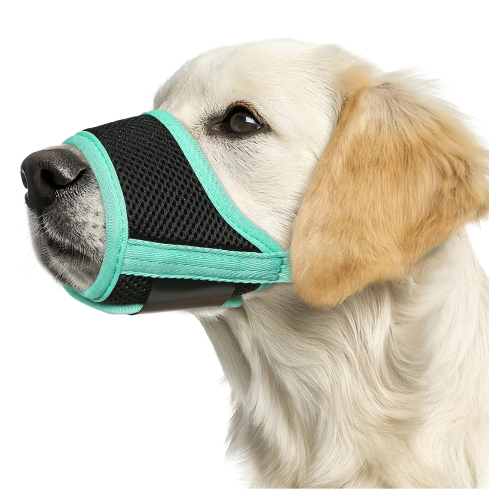 Dog Muzzle Soft Nylon Adjustable Pet Muzzle For Small Medium Large Dogs