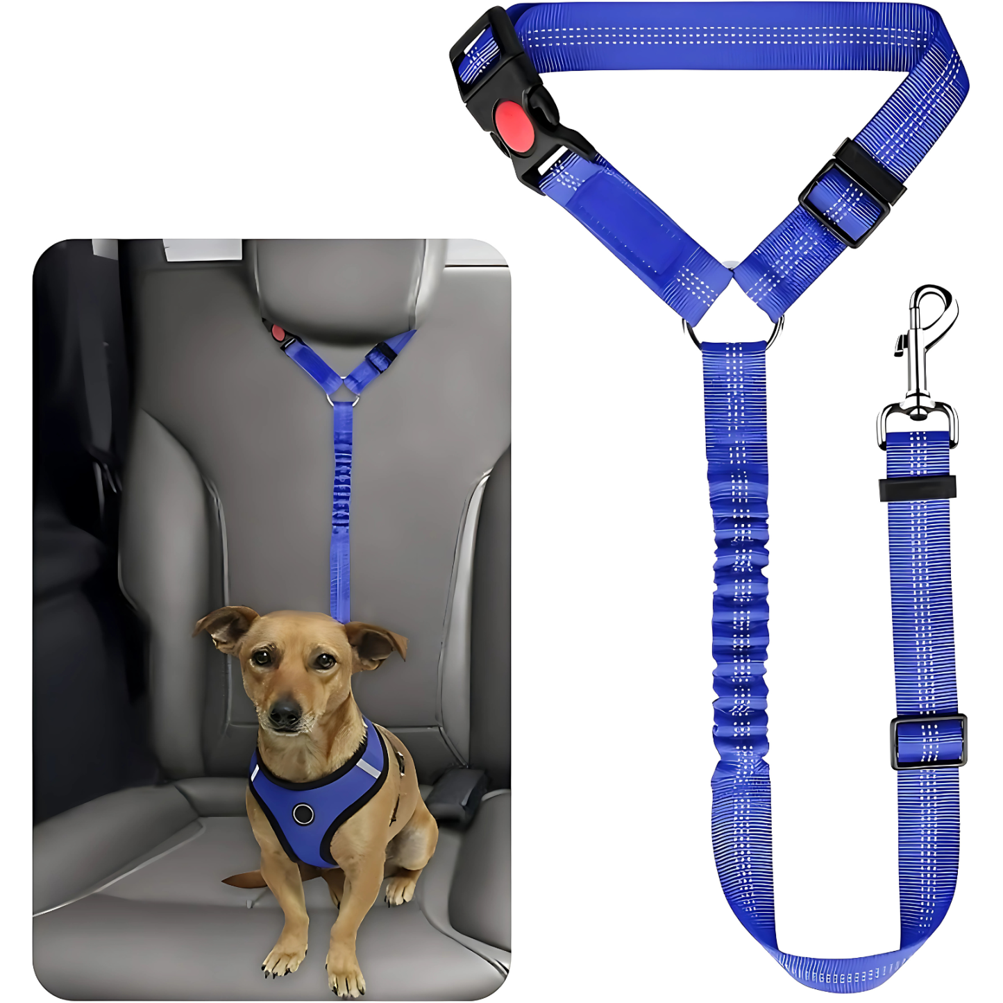 Pet Dog Cat Elastic Seat Belts