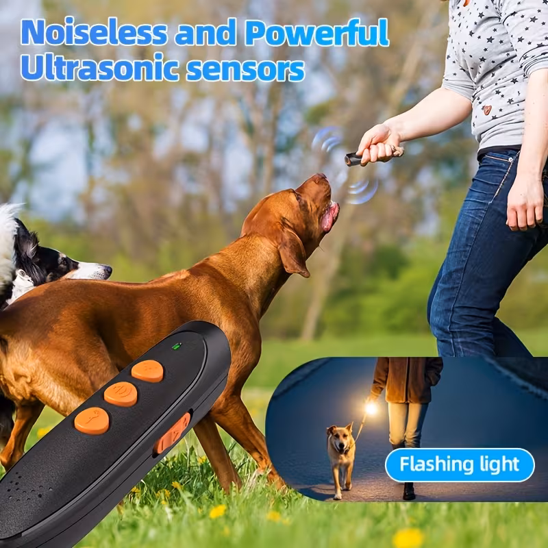 automatic   technology anti barking device anti barking dog trainer device pet dog supplies 4