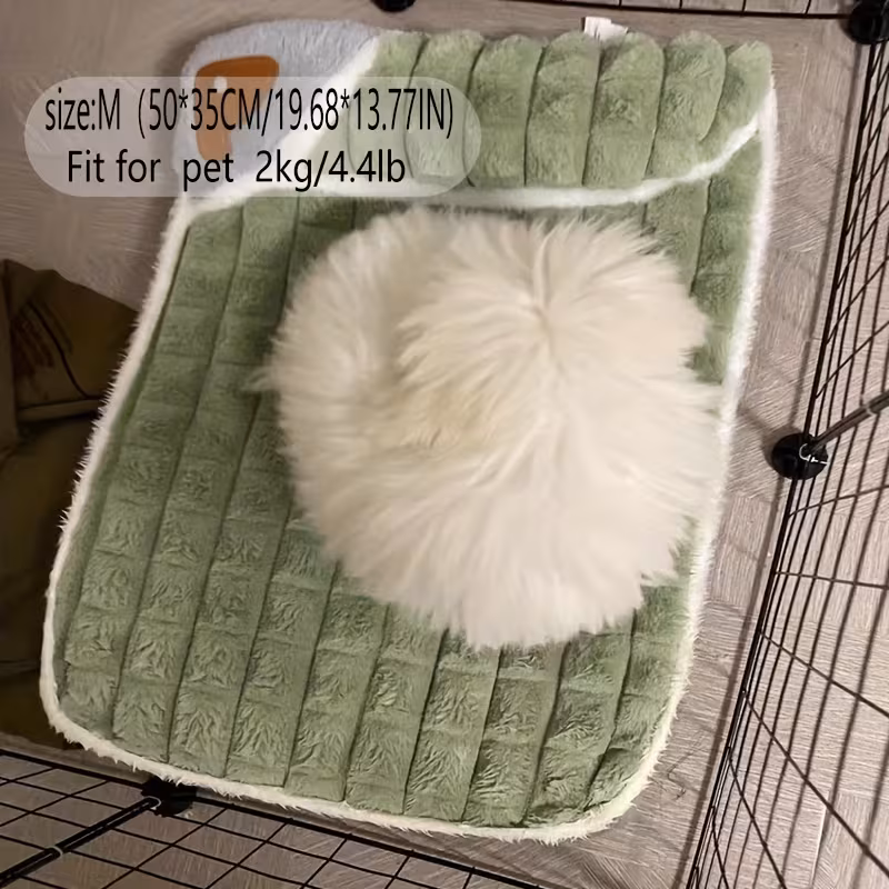 1 mat universal kennel sleeping nest with winter removable and washable floor mat dog sleeping mat pet soft spine protection dog bed 3