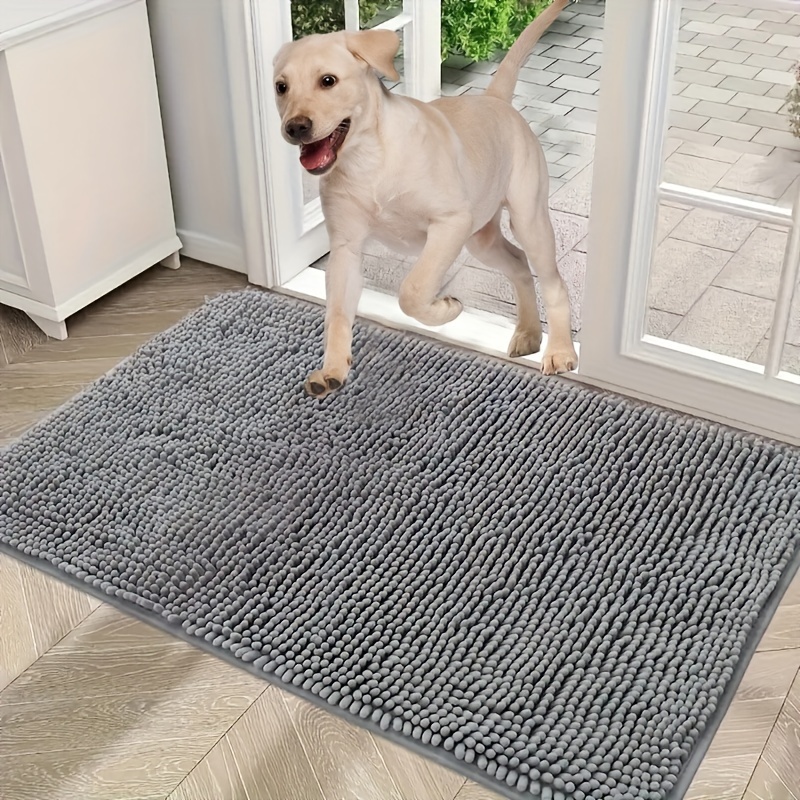 Absorbent Non Slip Dog Door Mat For Indoor Entry Floors