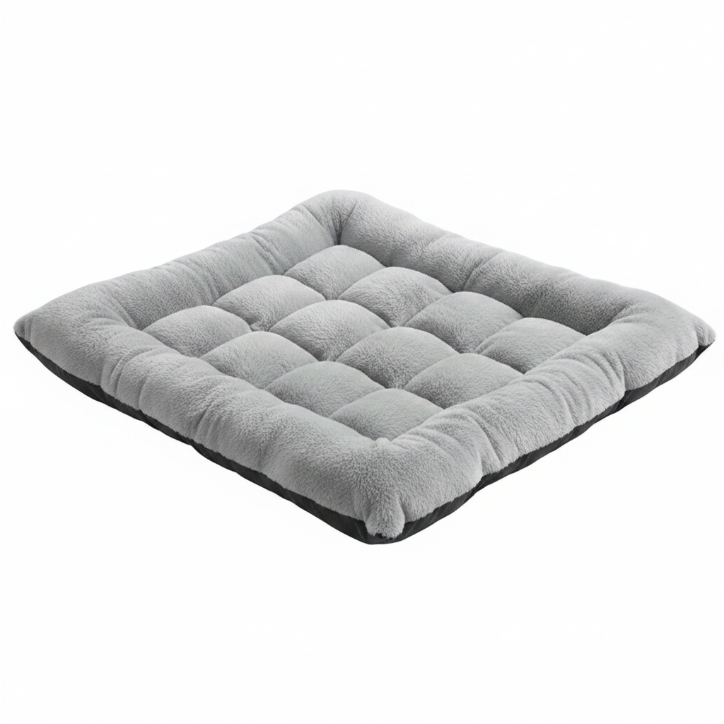 Comfortable Plush Pet Bed With Anti Slip Base For Everyday Use