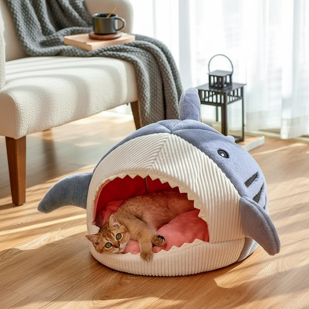 Cozy Pet Cave Bed