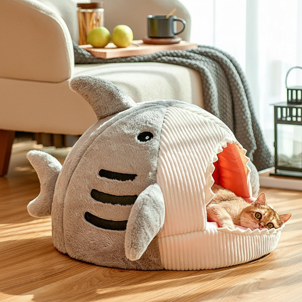 Cozy Pet Cave Bed
