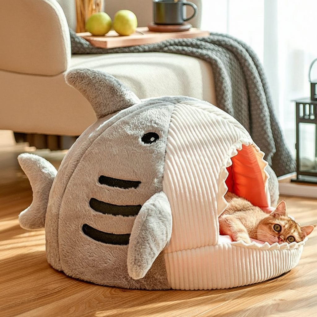 Cozy Pet Cave Bed