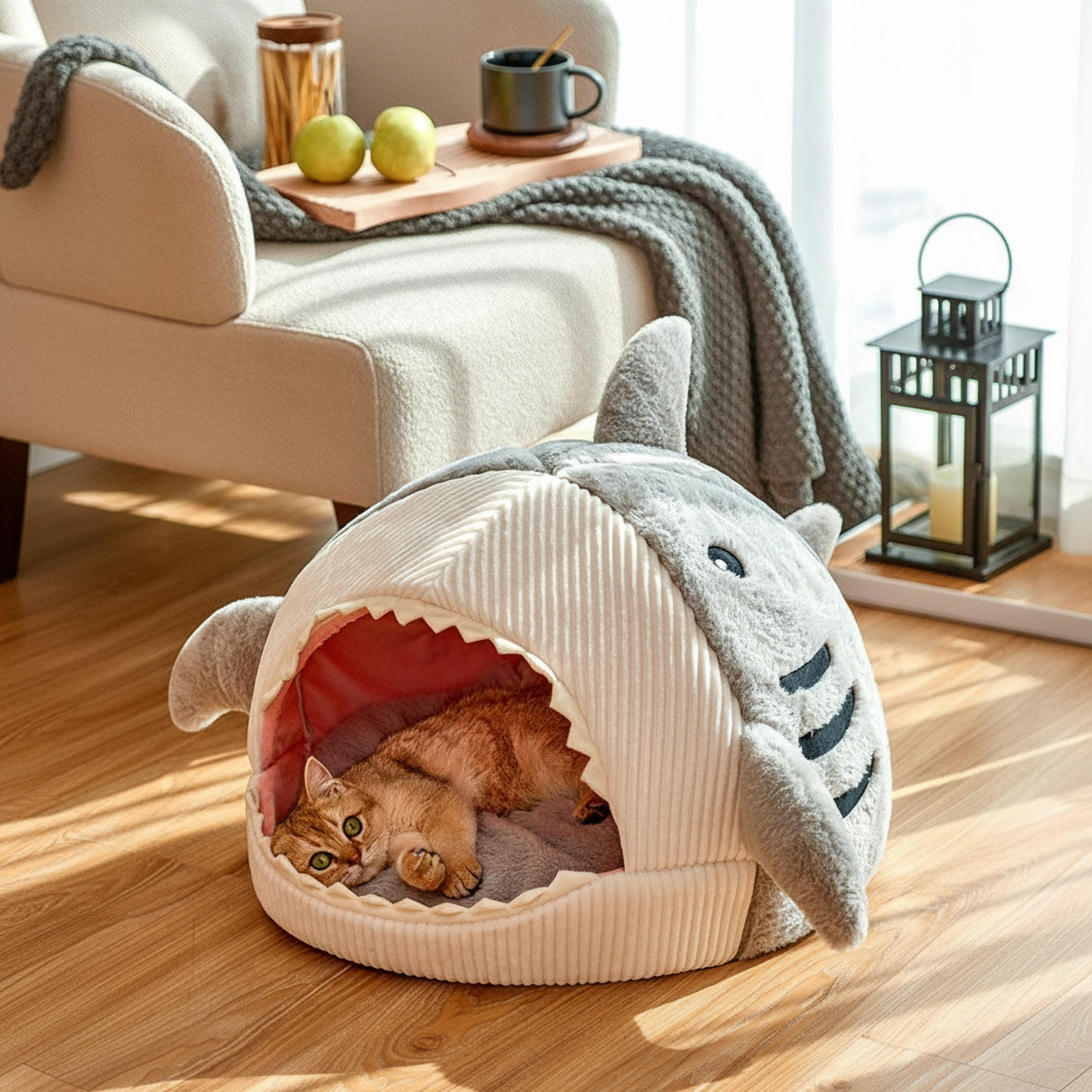 Cozy Pet Cave Bed