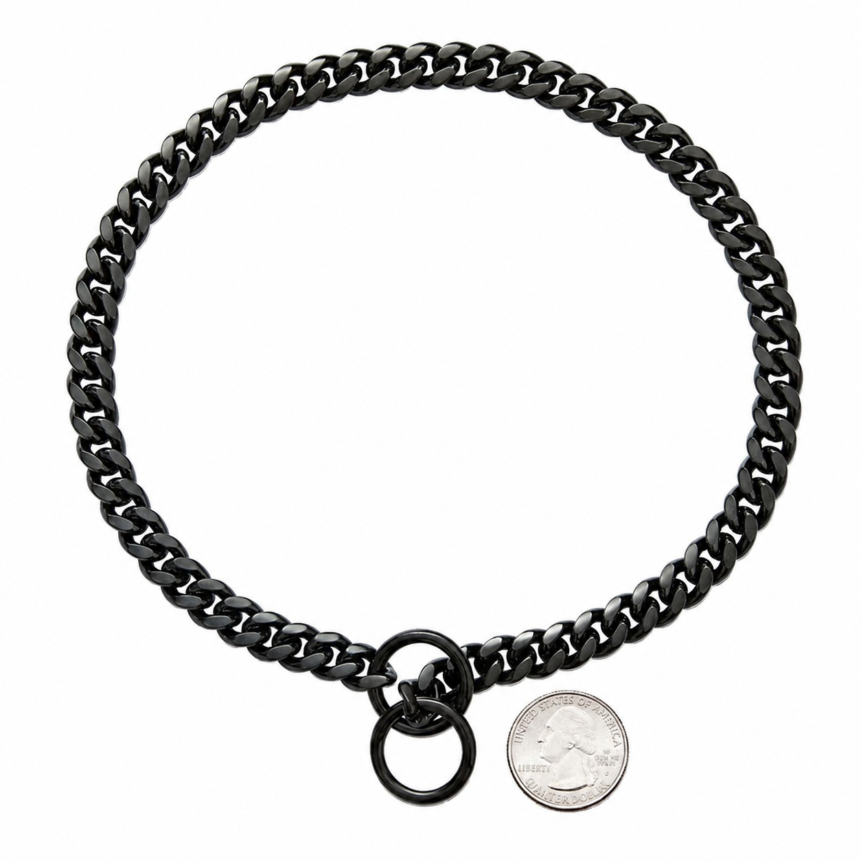 Heavy Duty Stainless Steel Dog Chain With Collar For Dogs