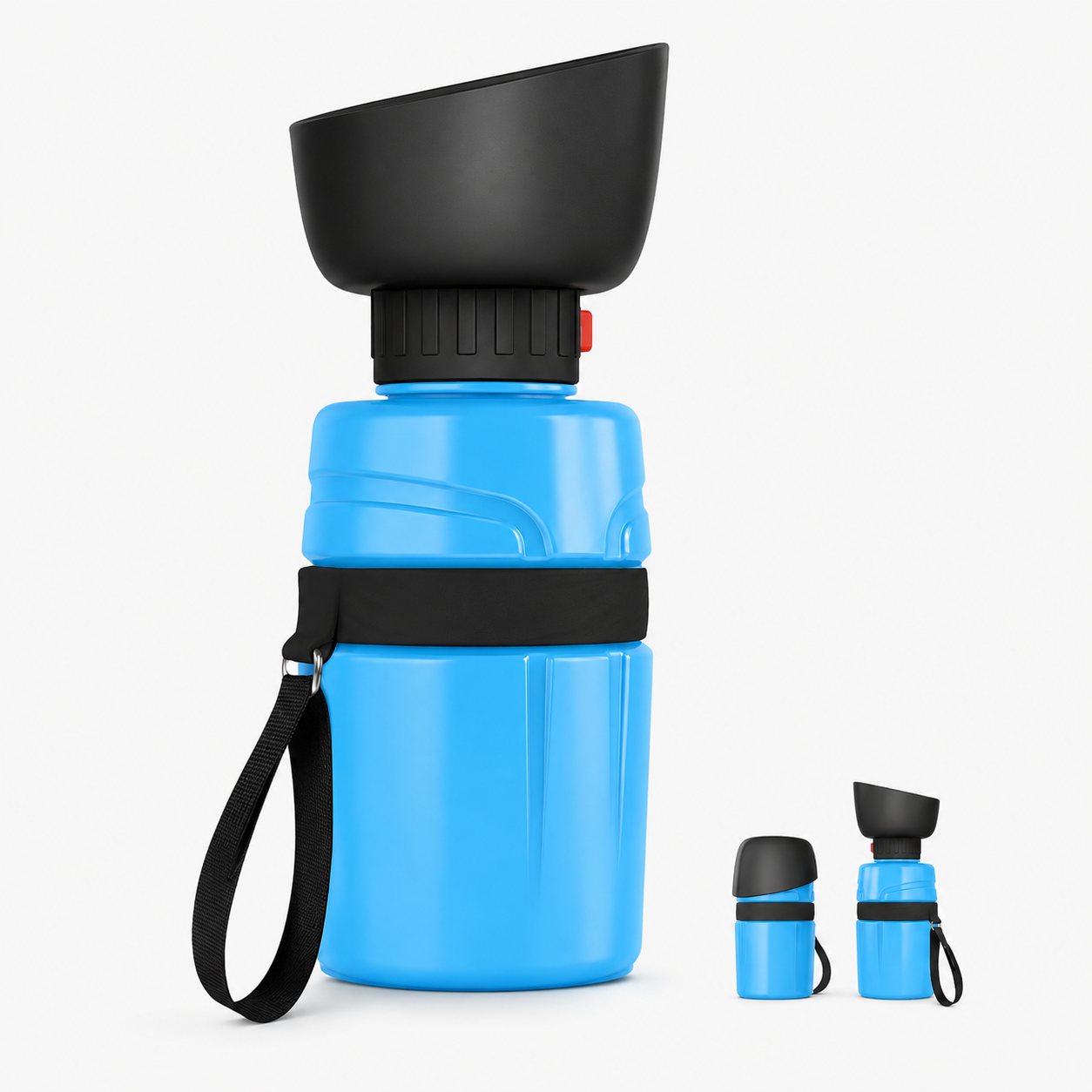 Portable Dog Water Bottle with Foldable Drinking Cup