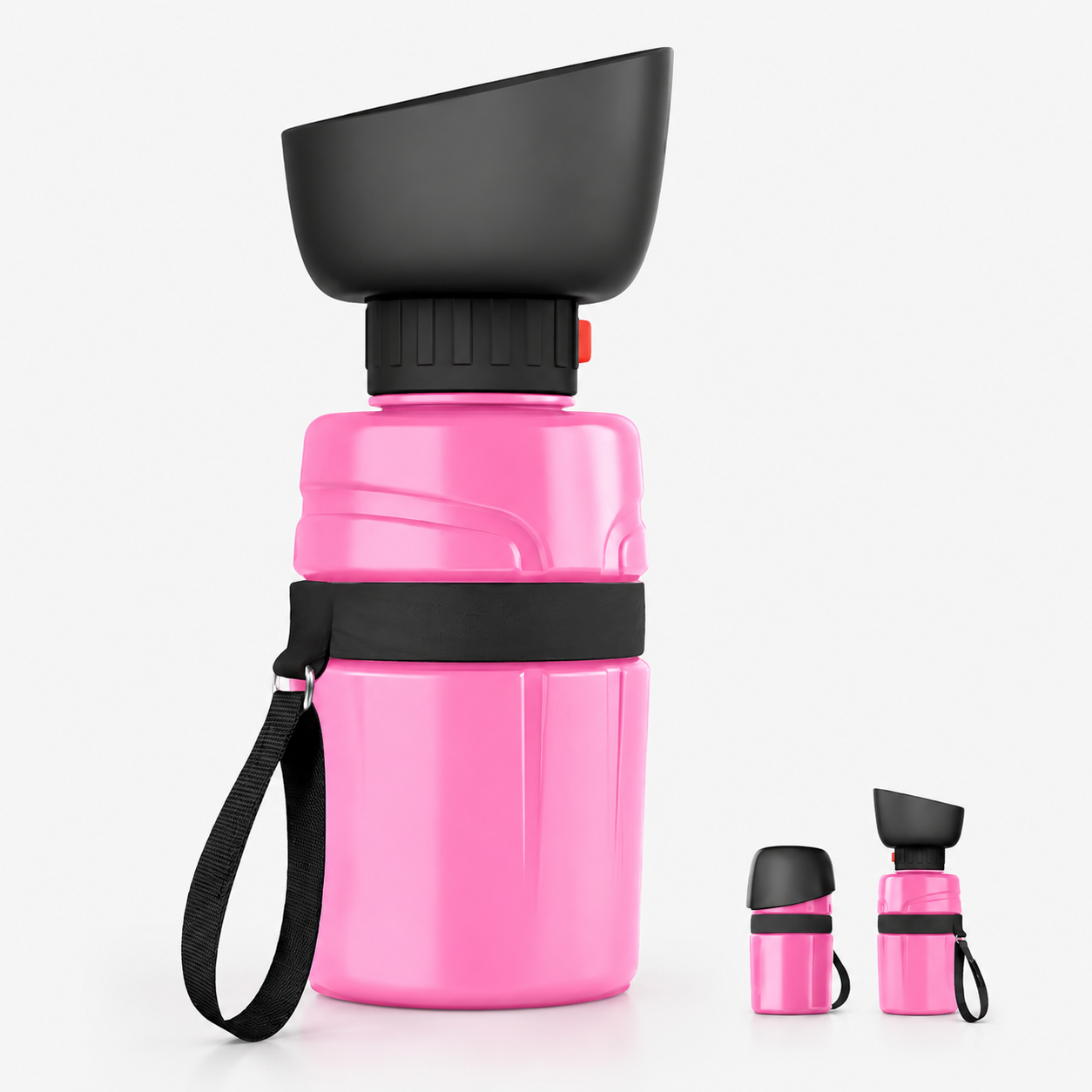 Portable Dog Water Bottle with Foldable Drinking Cup