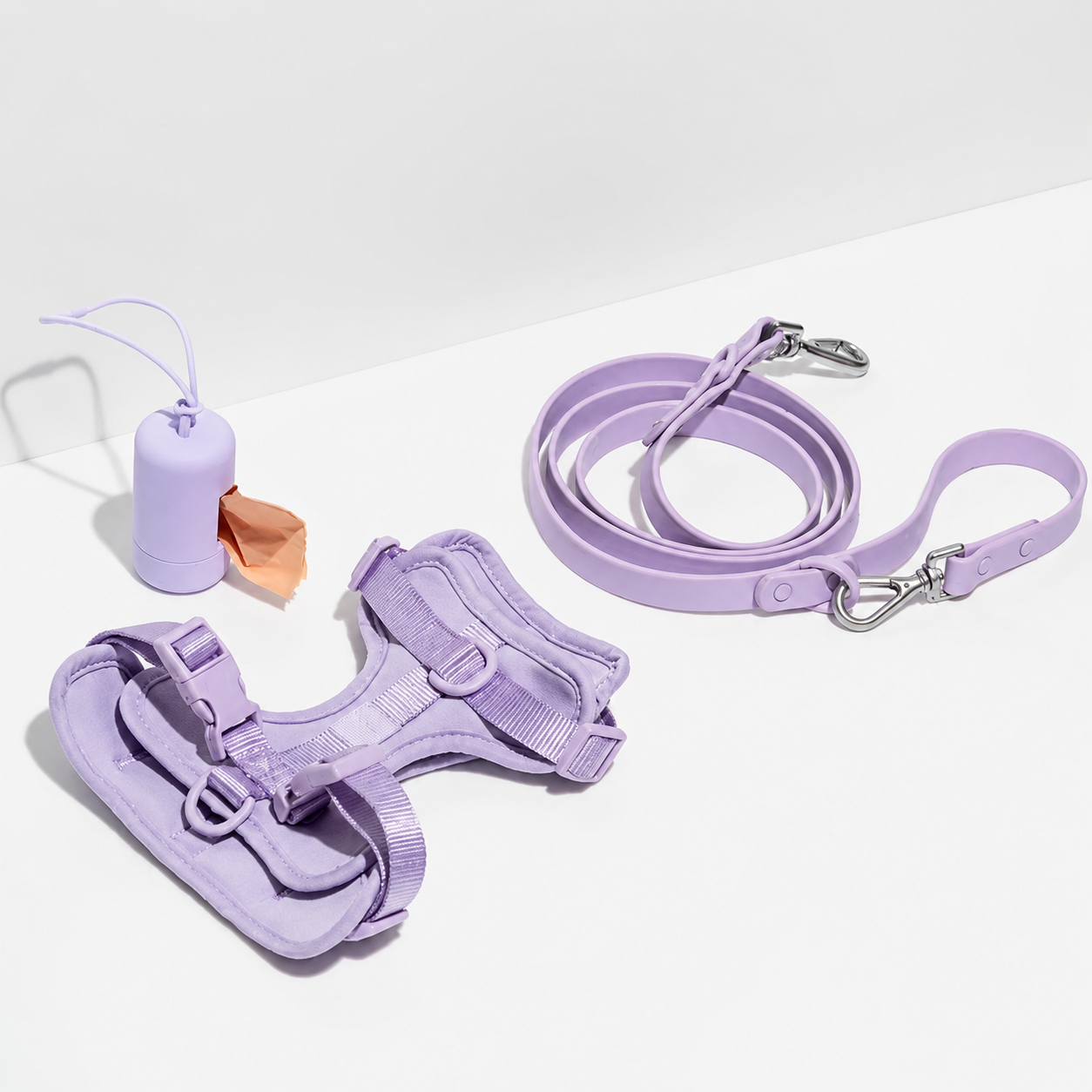 Dog Harness With Waterproof Walking Leash Kit