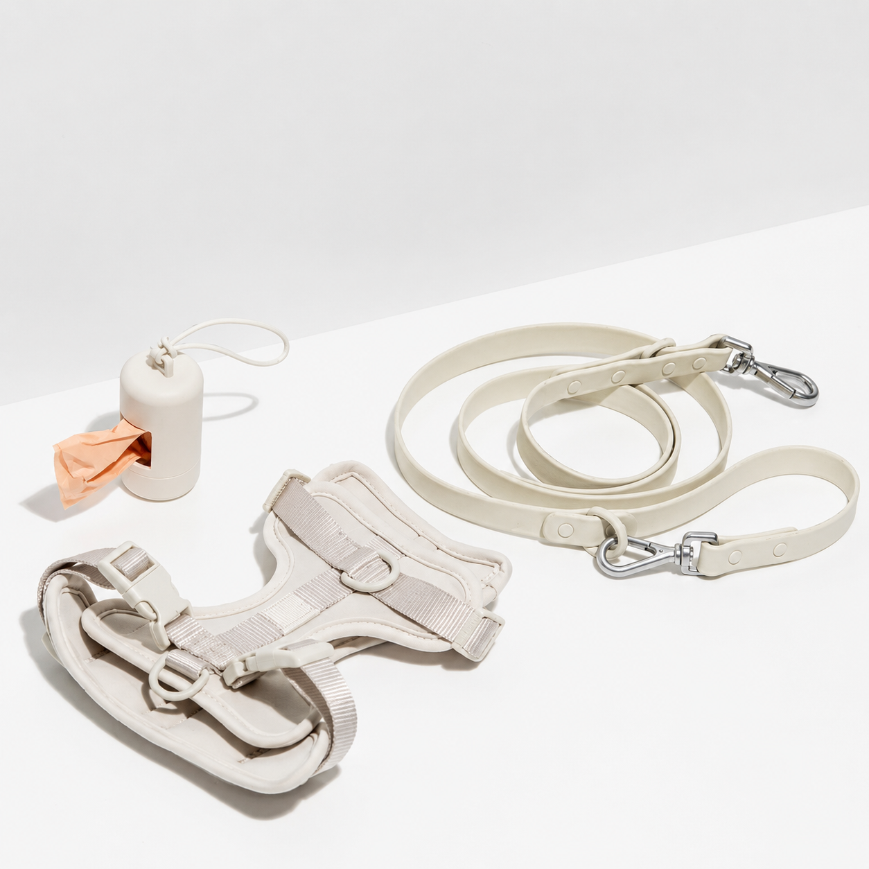 Dog Harness With Waterproof Walking Leash Kit