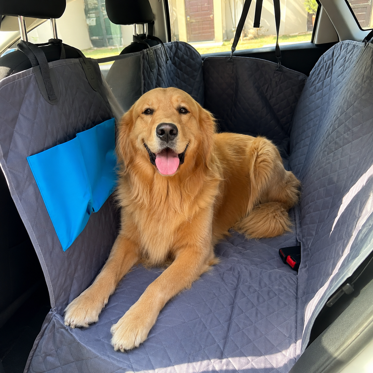 Waterproof Dog Car Seat Cover with Non-Slip Backing
