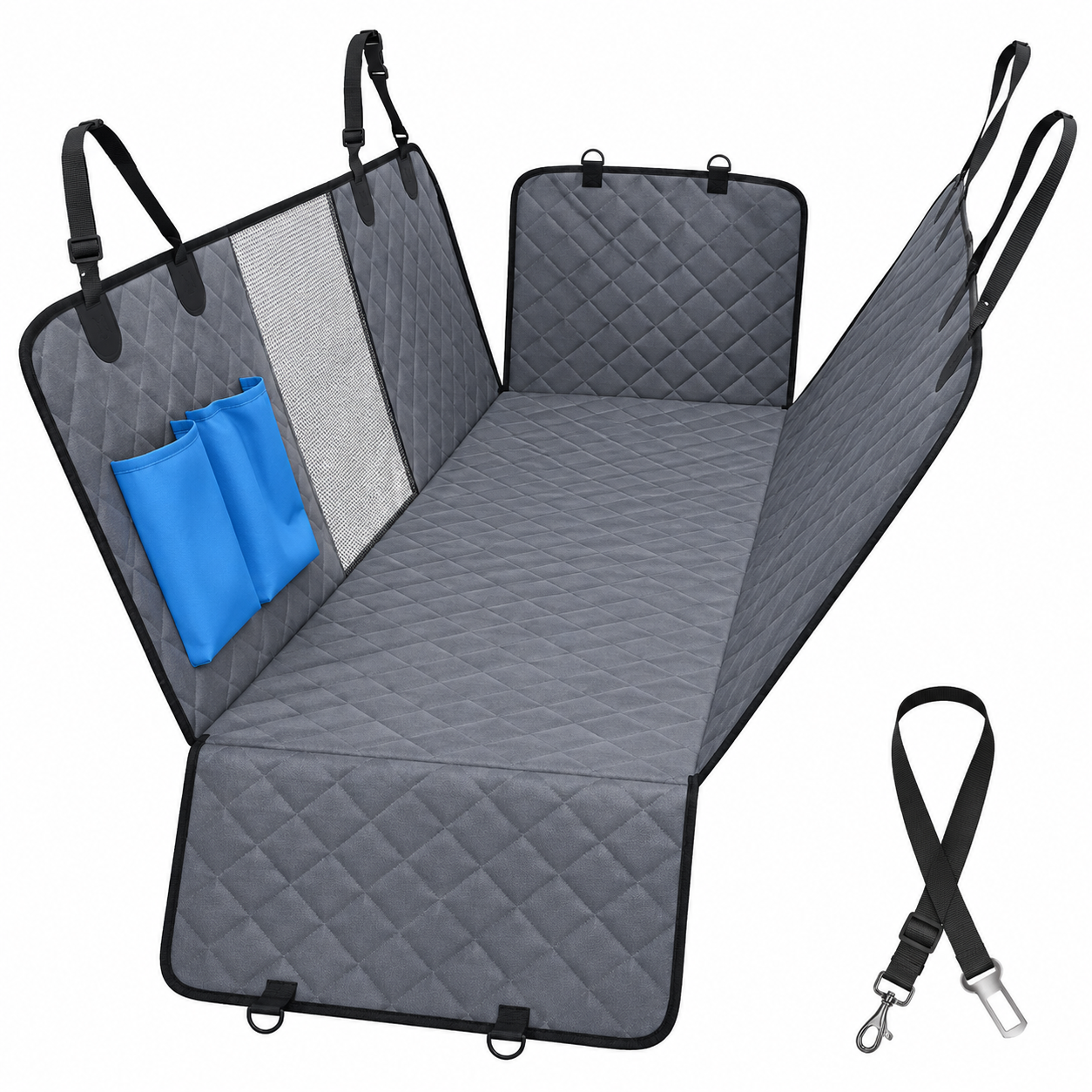 Waterproof Dog Car Seat Cover with Non-Slip Backing