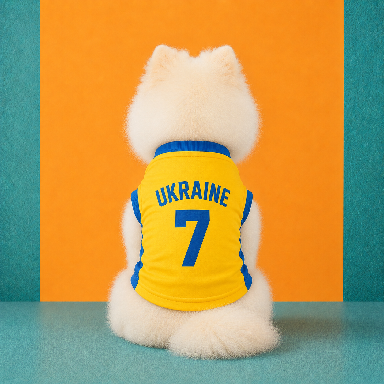 World Cup 2026 Ukraine Soccer Pet Jersey