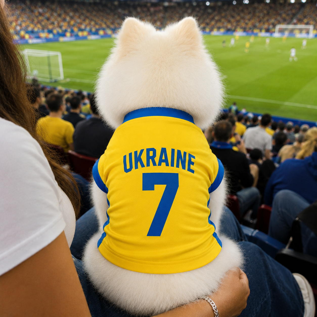 World Cup 2026 Ukraine Soccer Pet Jersey