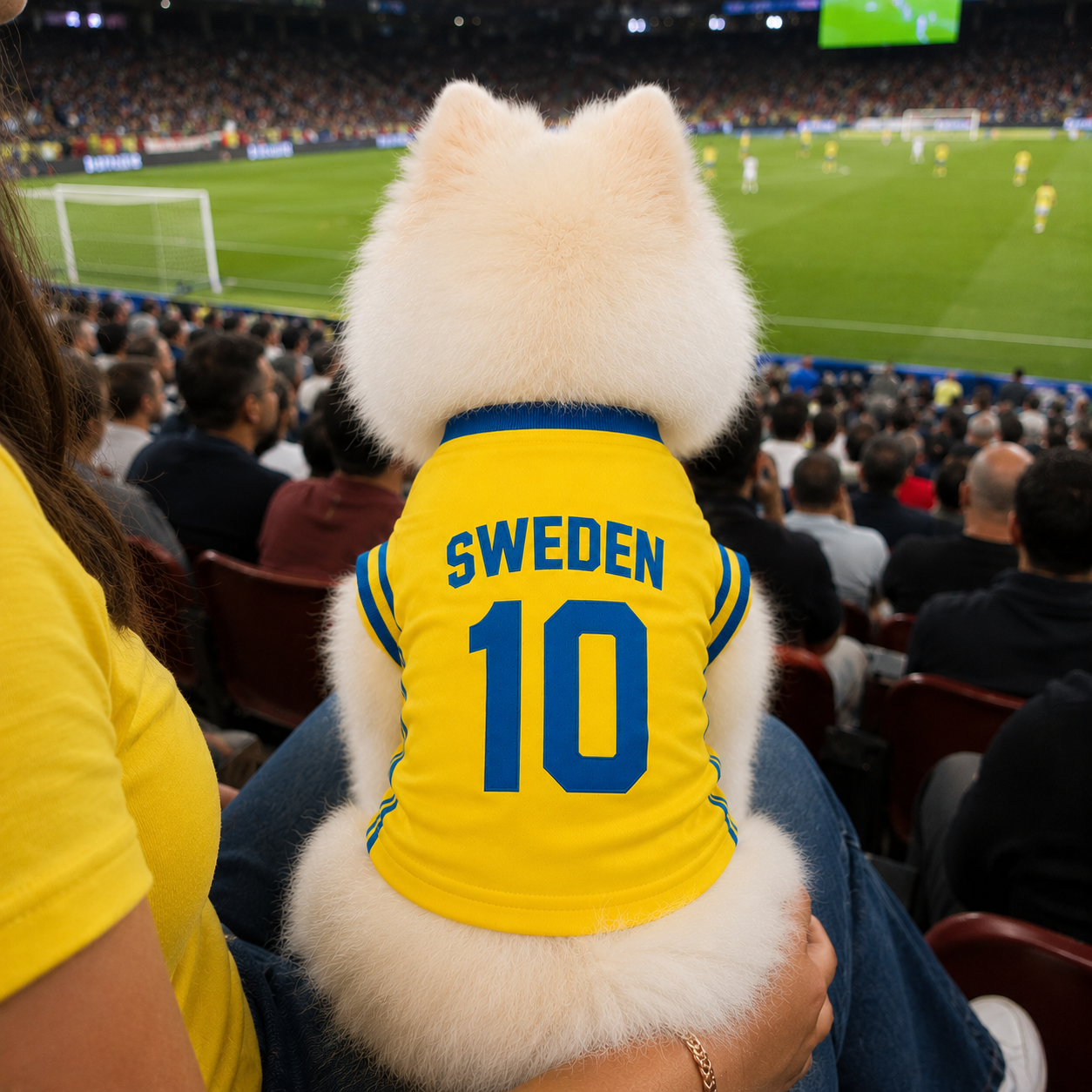 World Cup 2026 Sweden Soccer Pet Jersey