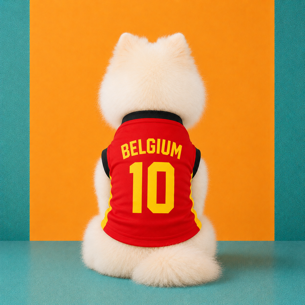 World Cup 2026 Belgium Soccer Pet Jersey