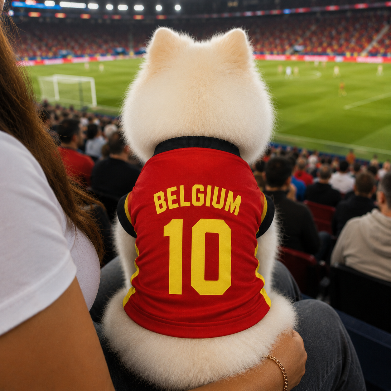 World Cup 2026 Belgium Soccer Pet Jersey