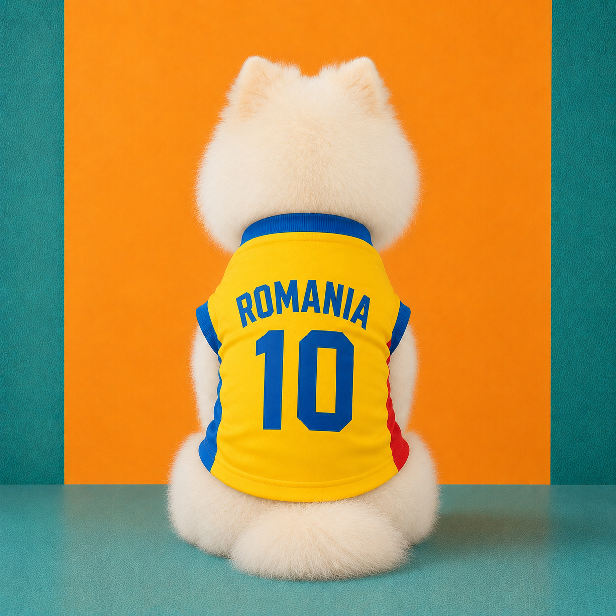 World Cup 2026 Romania Soccer Pet Jersey