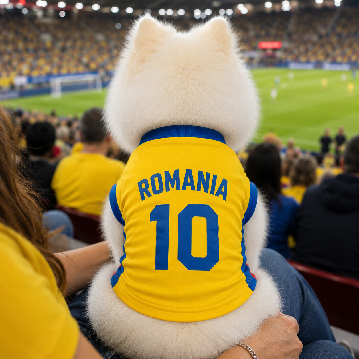 World Cup 2026 Romania Soccer Pet Jersey