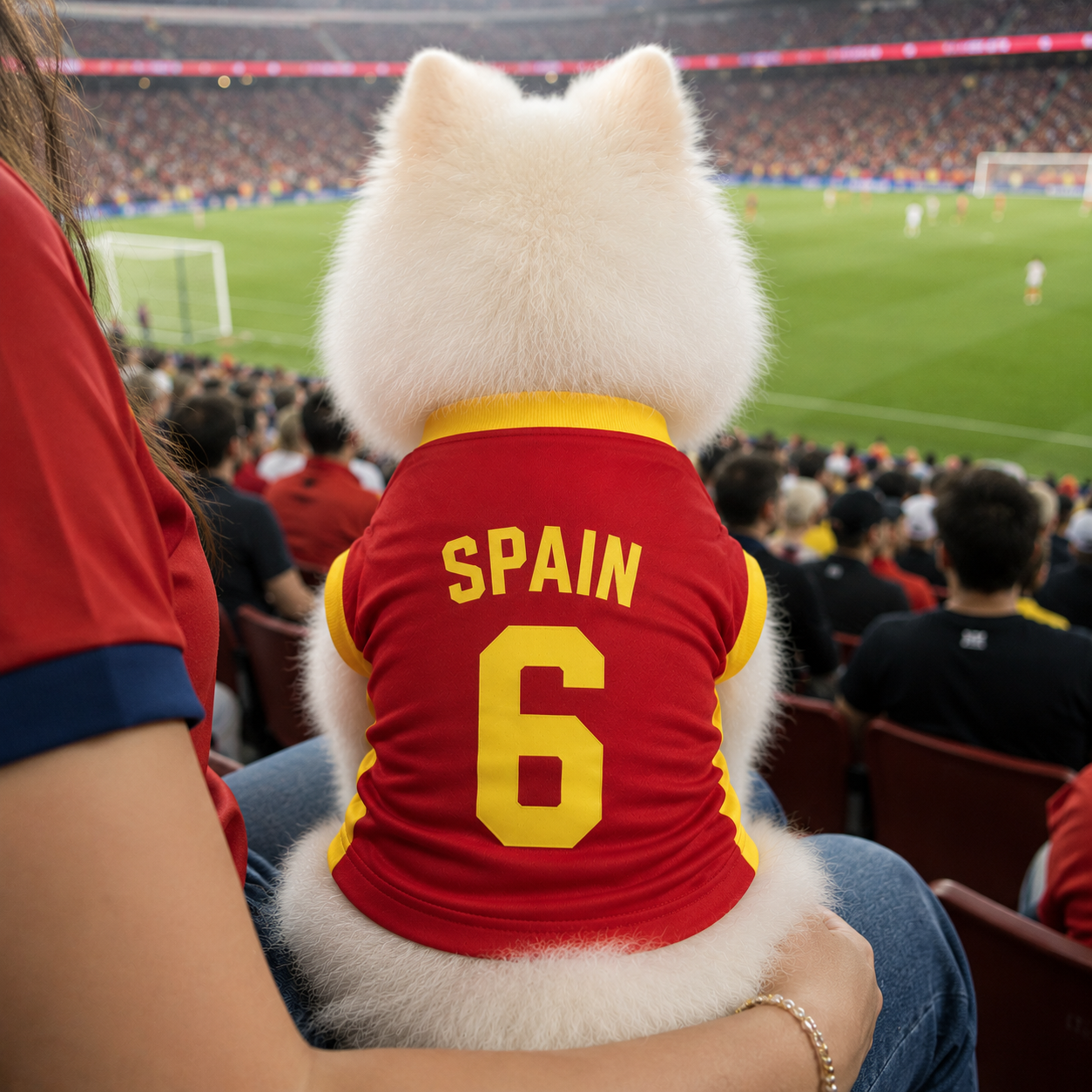 World Cup 2026 Spain Soccer Pet Jersey