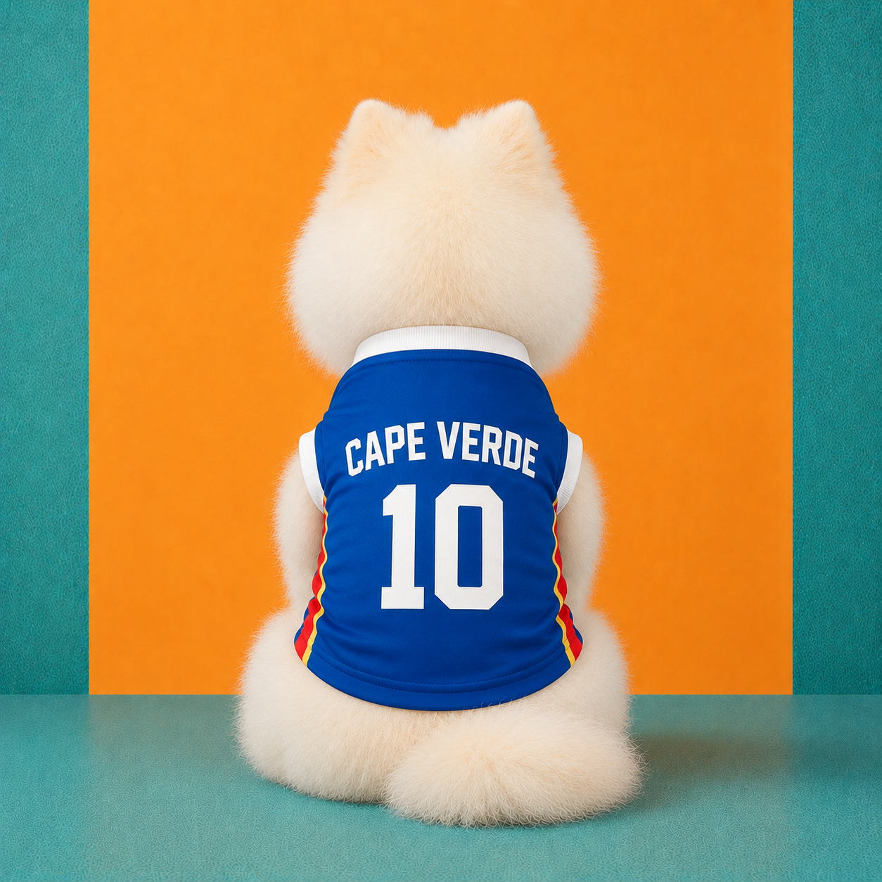World Cup 2026 Cape Verde Soccer Pet Jersey