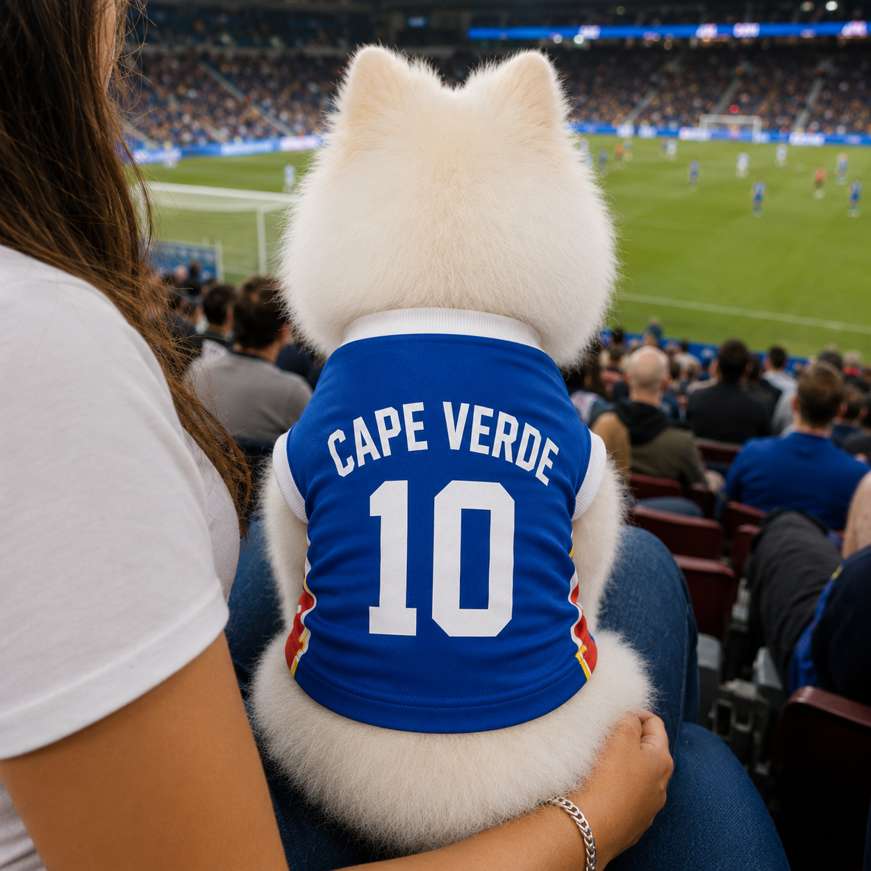 World Cup 2026 Cape Verde Soccer Pet Jersey