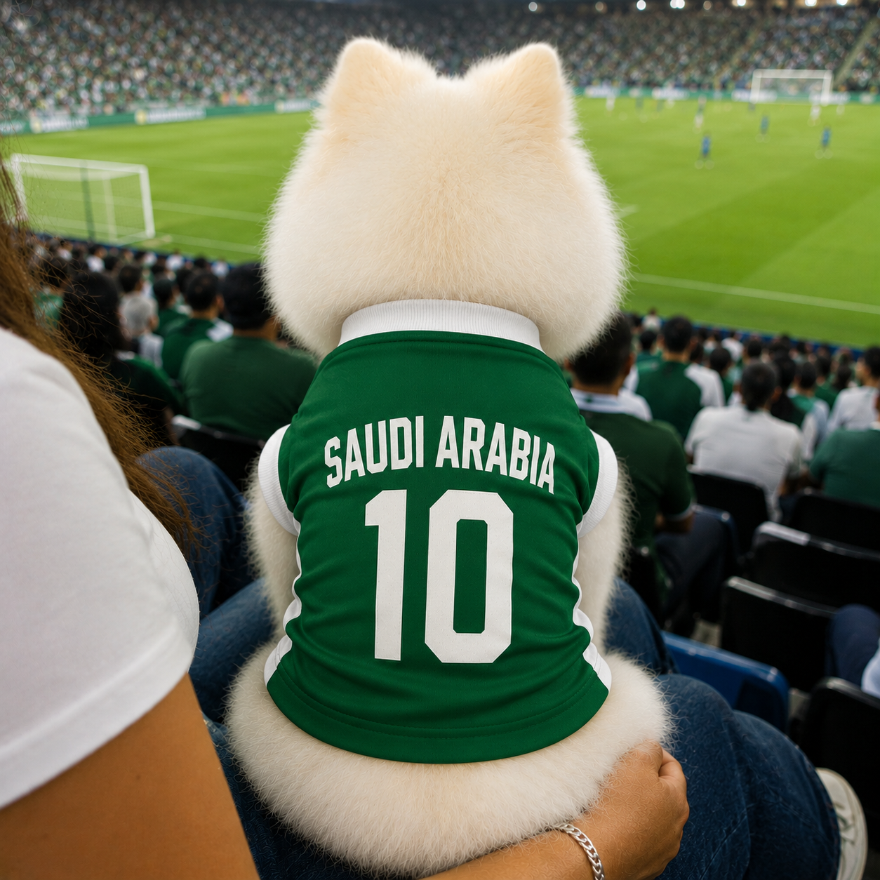 World Cup 2026 Saudi Arabia Soccer Pet Jersey