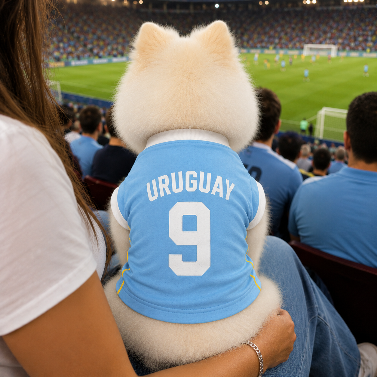 World Cup 2026 Uruguay Soccer Pet Jersey
