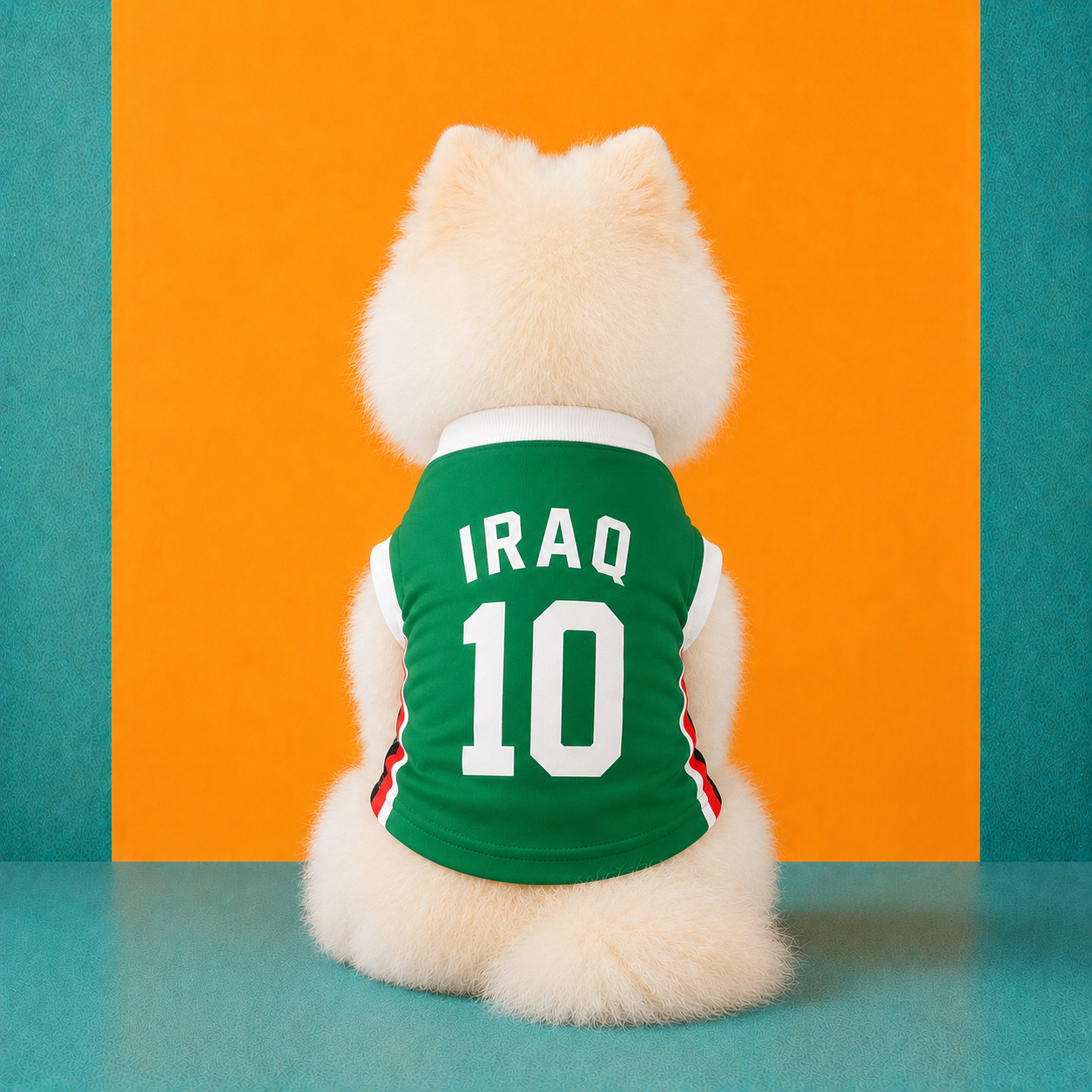 World Cup 2026 Iraq Soccer Pet Jersey