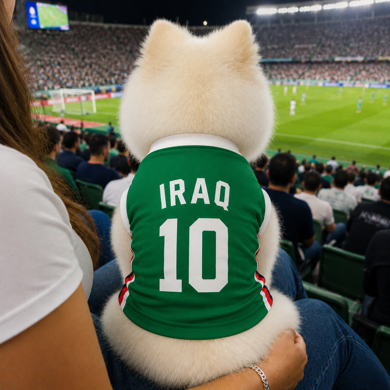 World Cup 2026 Iraq Soccer Pet Jersey