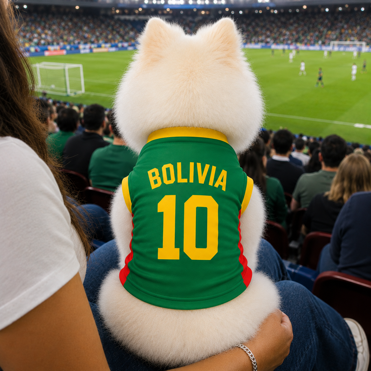 World Cup 2026 Bolivia Soccer Pet Jersey
