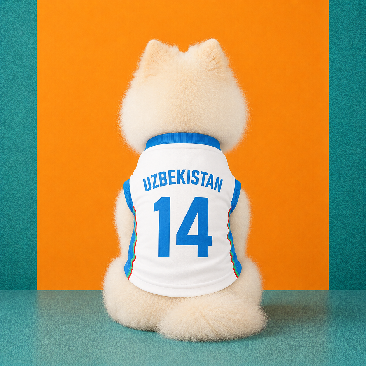 World Cup 2026 Uzbekistan Soccer Pet Jersey