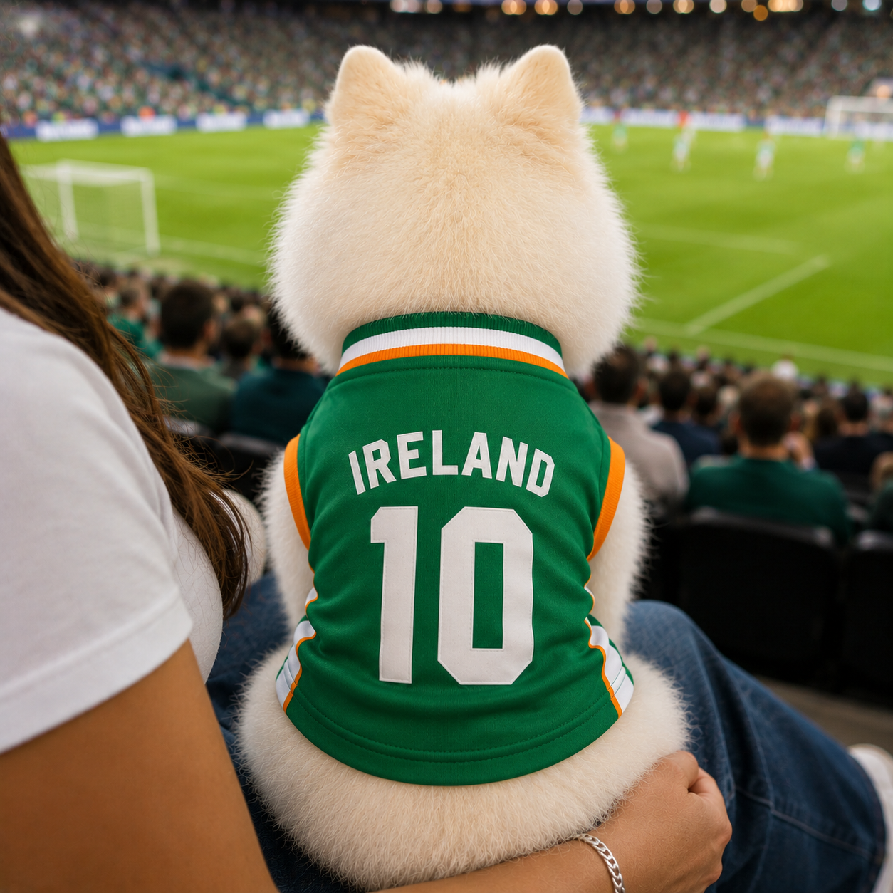 World Cup 2026 Ireland Soccer Pet Jersey